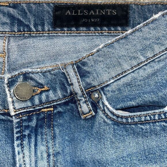 All Saints Jo Straight Leg Jeans W27 - Picture 3 of 14